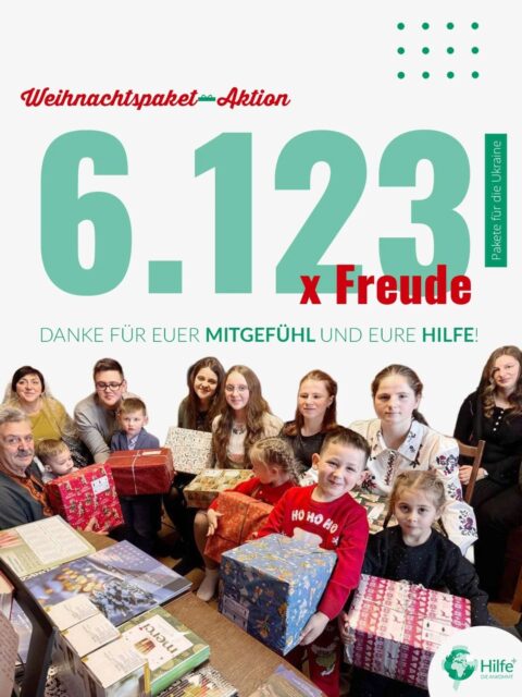 Erinnerst du dich an die  Weihnachtspaket-Aktion? 🎁
Mit deiner Hilfe konnten wir so viel Hoffnung & Freude möglich machen! 🤝 Danke dafür!
Mehr Infos findest du unter www.weihnachtspaket.at 🔗

#hilfedieankommt #weihnachtspaketaktion #weihnachtenimschuhkarton #hilfefürdieukraine #Armutsbekämpfung