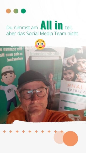 POV: Du nimmst am All In teil, aber das Social Media Team ist nicht dabei. Der Auftrag war: Sammle Material für ein Recap. Wir würden sagen, gelungen, oder? 😉 

#hilfedieankommt #sozialdienstimausland #zivildienst #gemeinsamhoffnungschenken #getallin2026